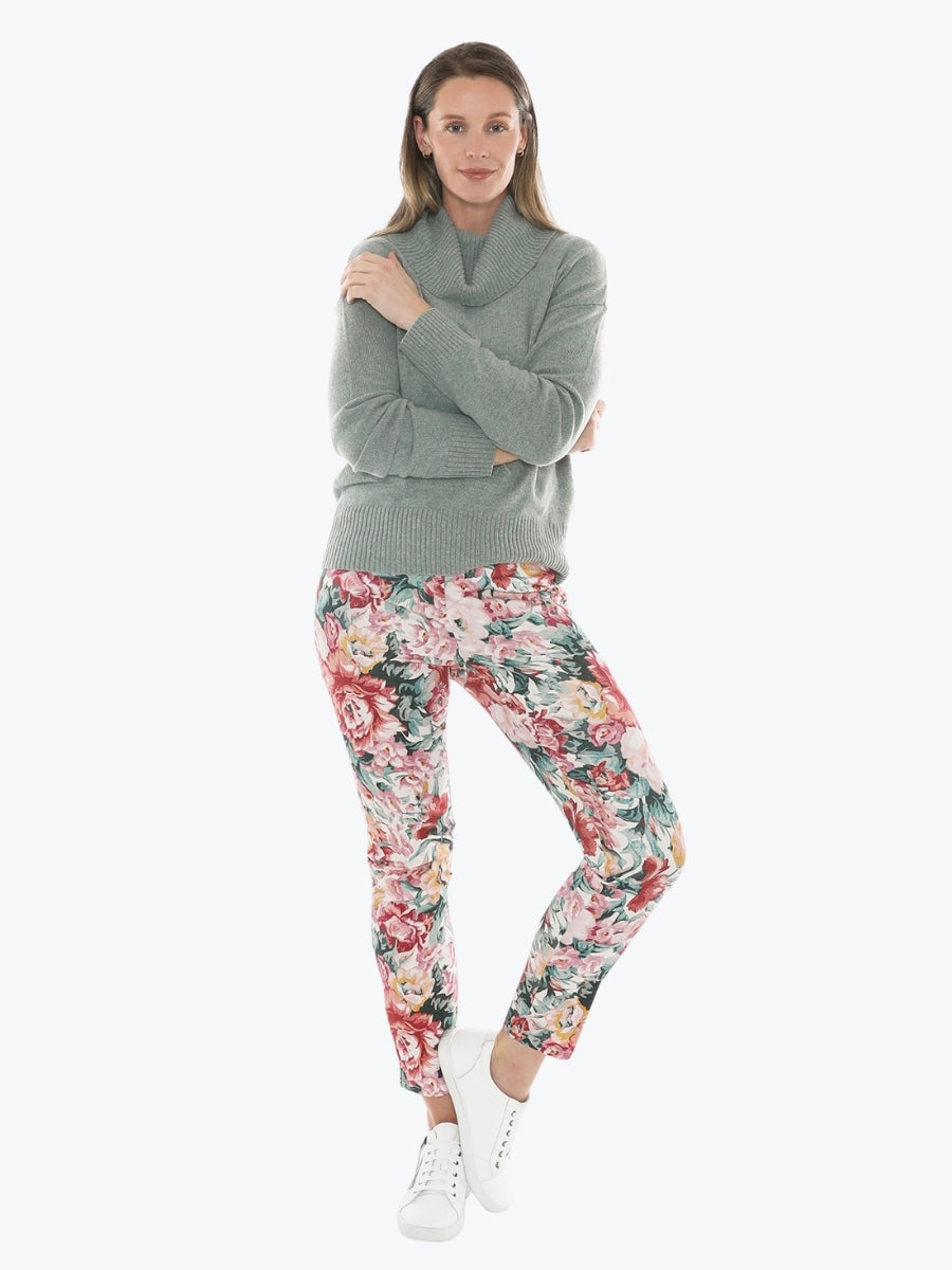 Jump Rose Tapestry Pant in Multi floral