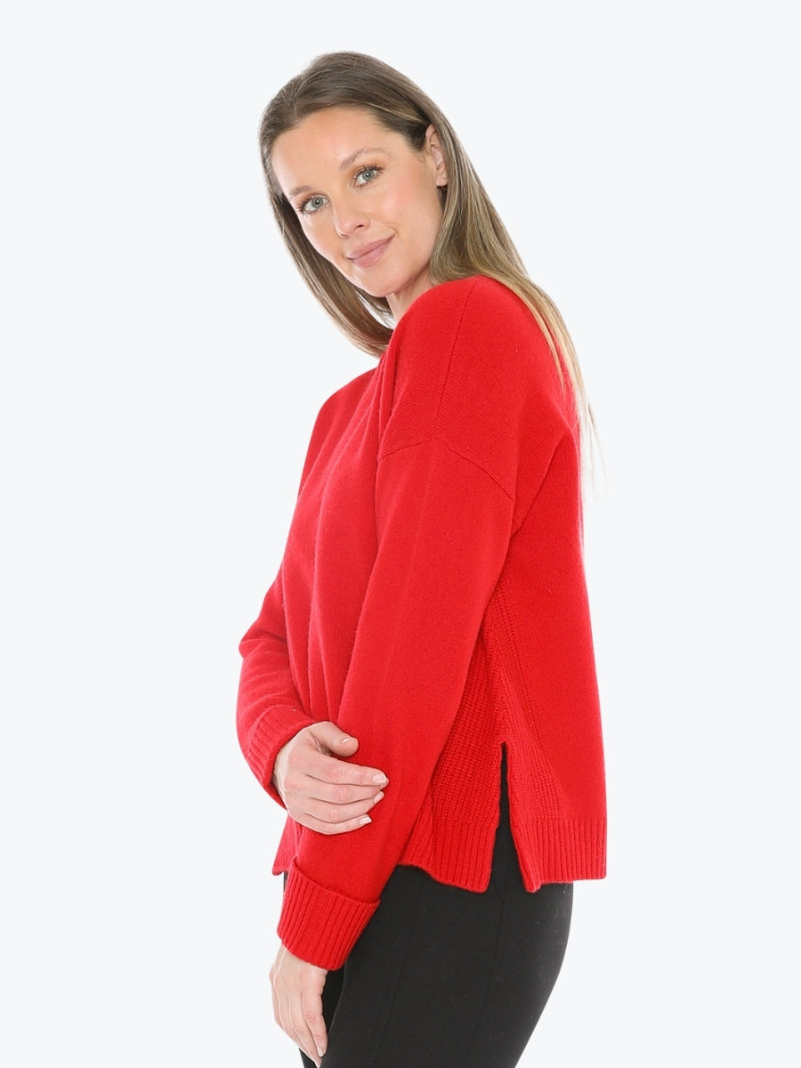 Jump Side Detail Crew Pullover