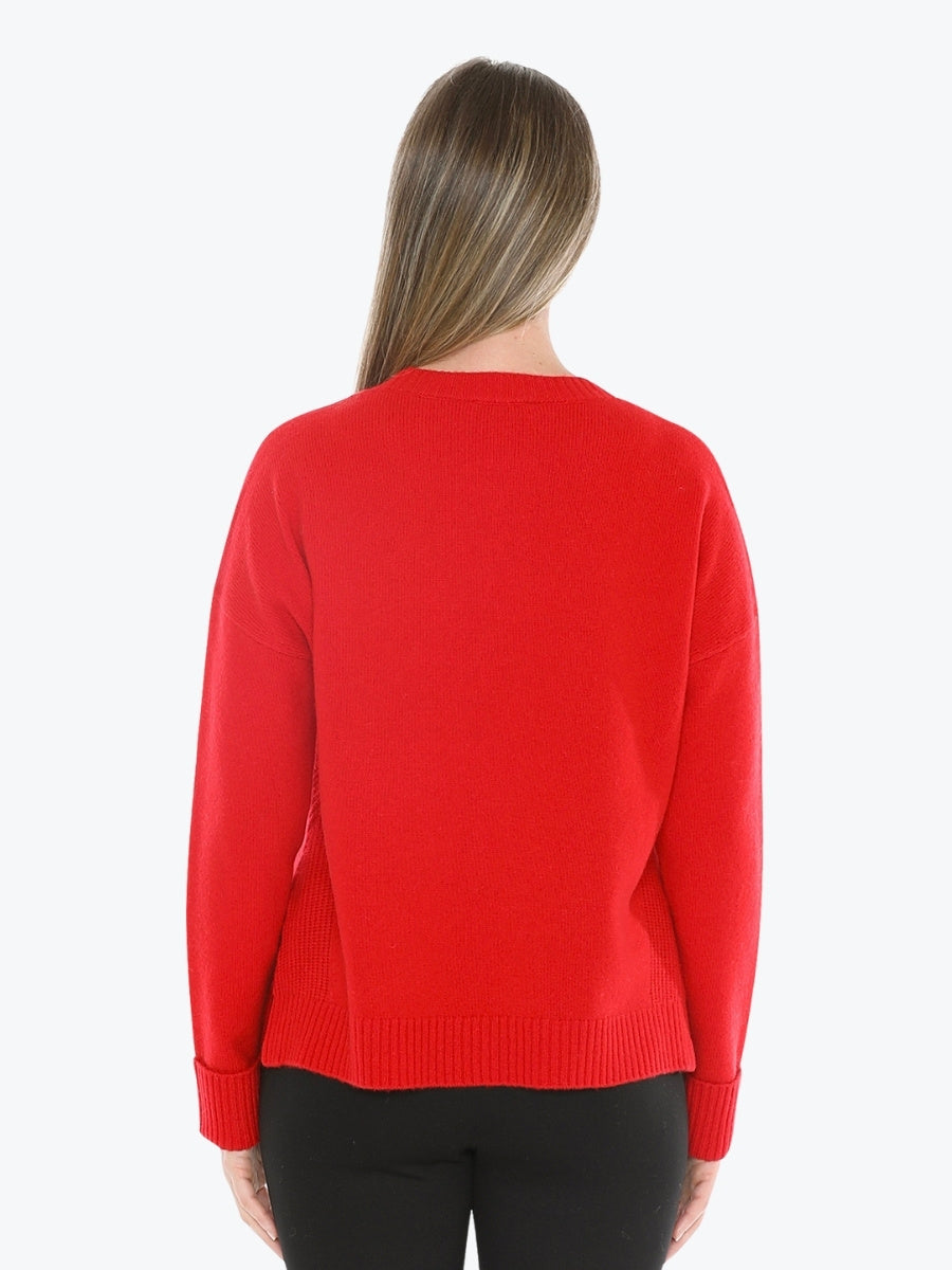 Jump Side Detail Crew Pullover