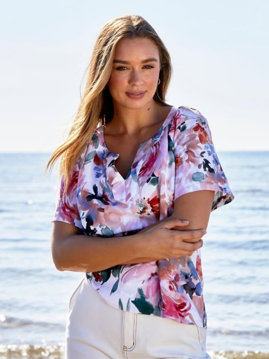 Jump Sunset Flora Top | Multi