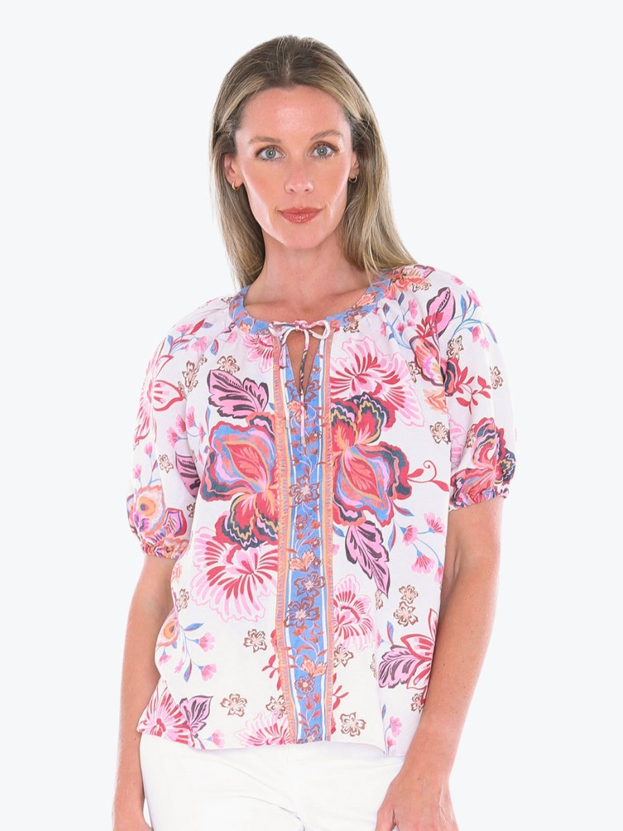 Jump Sweet Iris Top in Multi