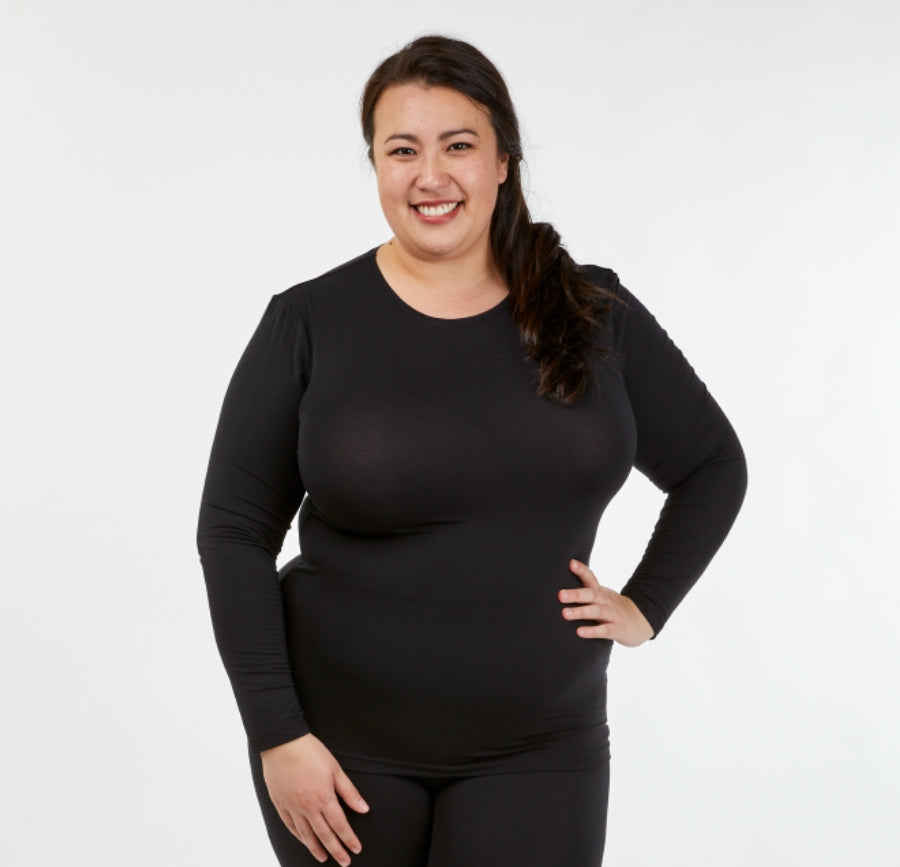 Tani High Neck Long Sleeve Top 79276