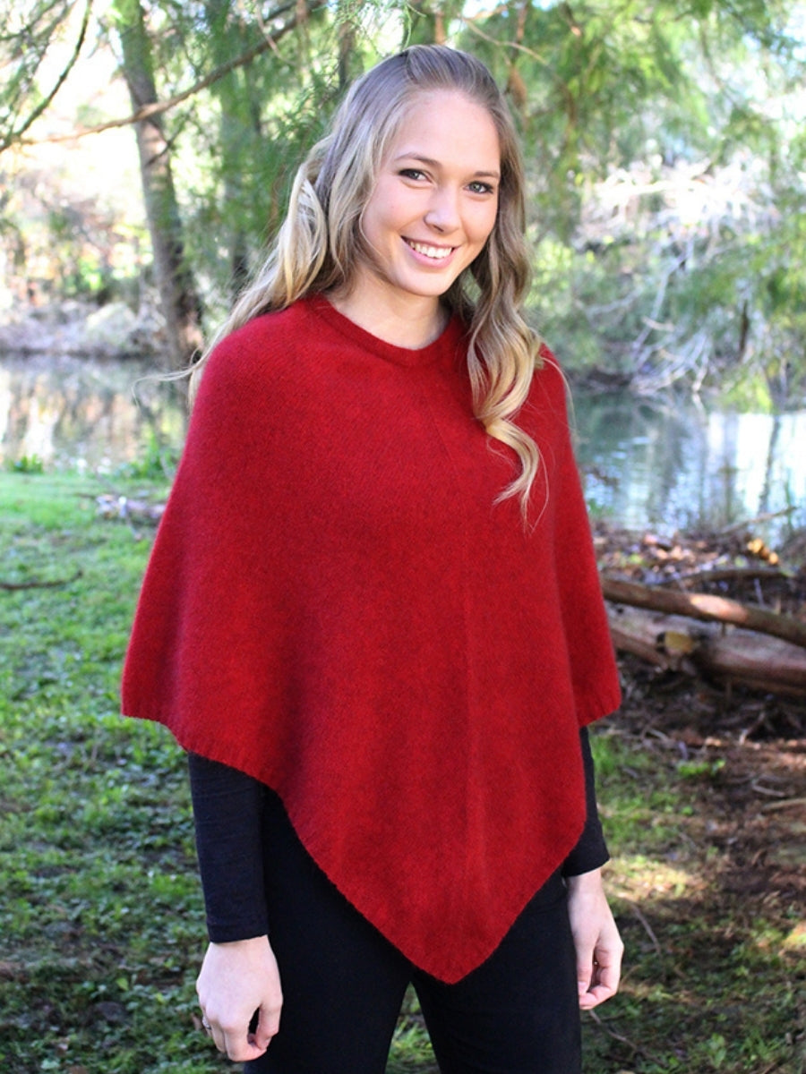 Lothlorian Plain Poncho | Red