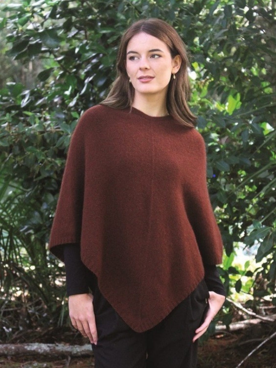 Lothlorian Plain Poncho | Russet