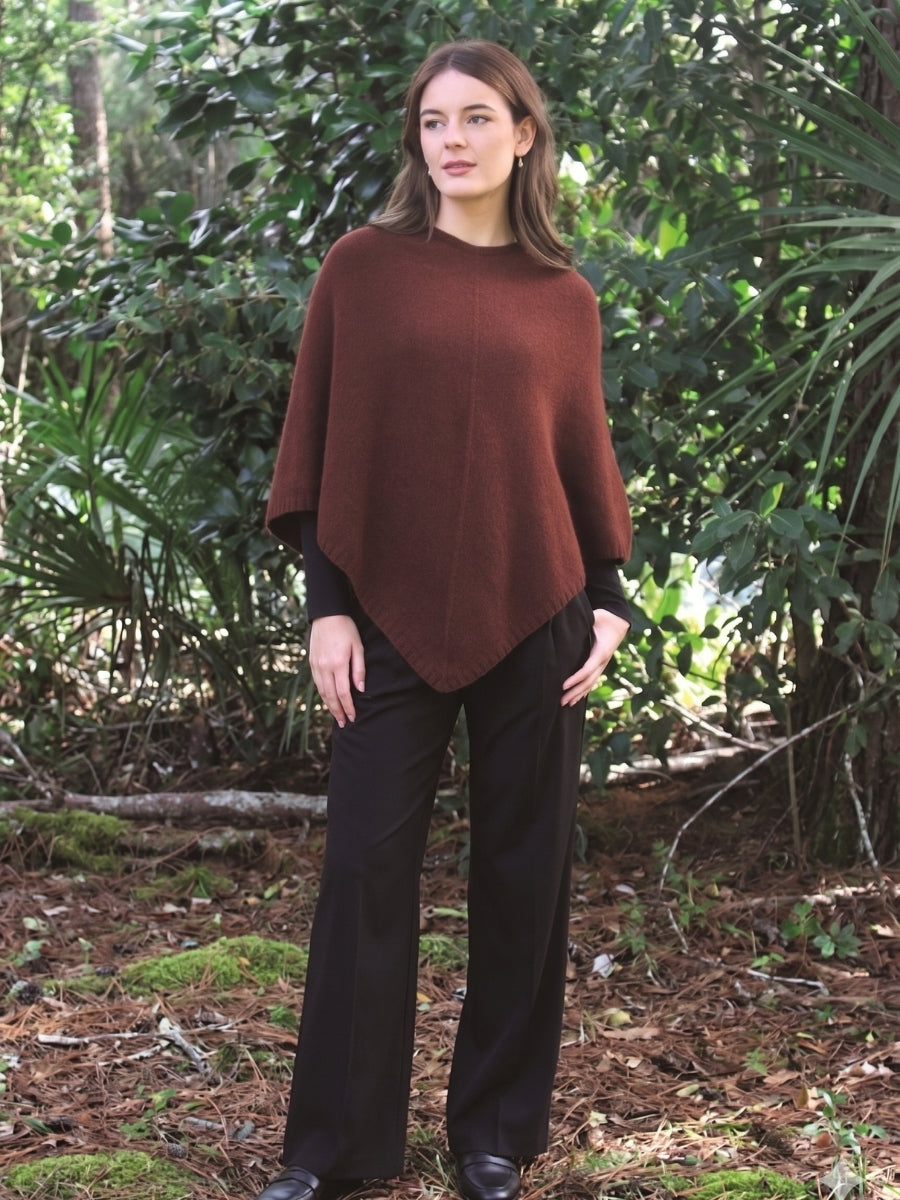 Lothlorian Plain Poncho | Russet