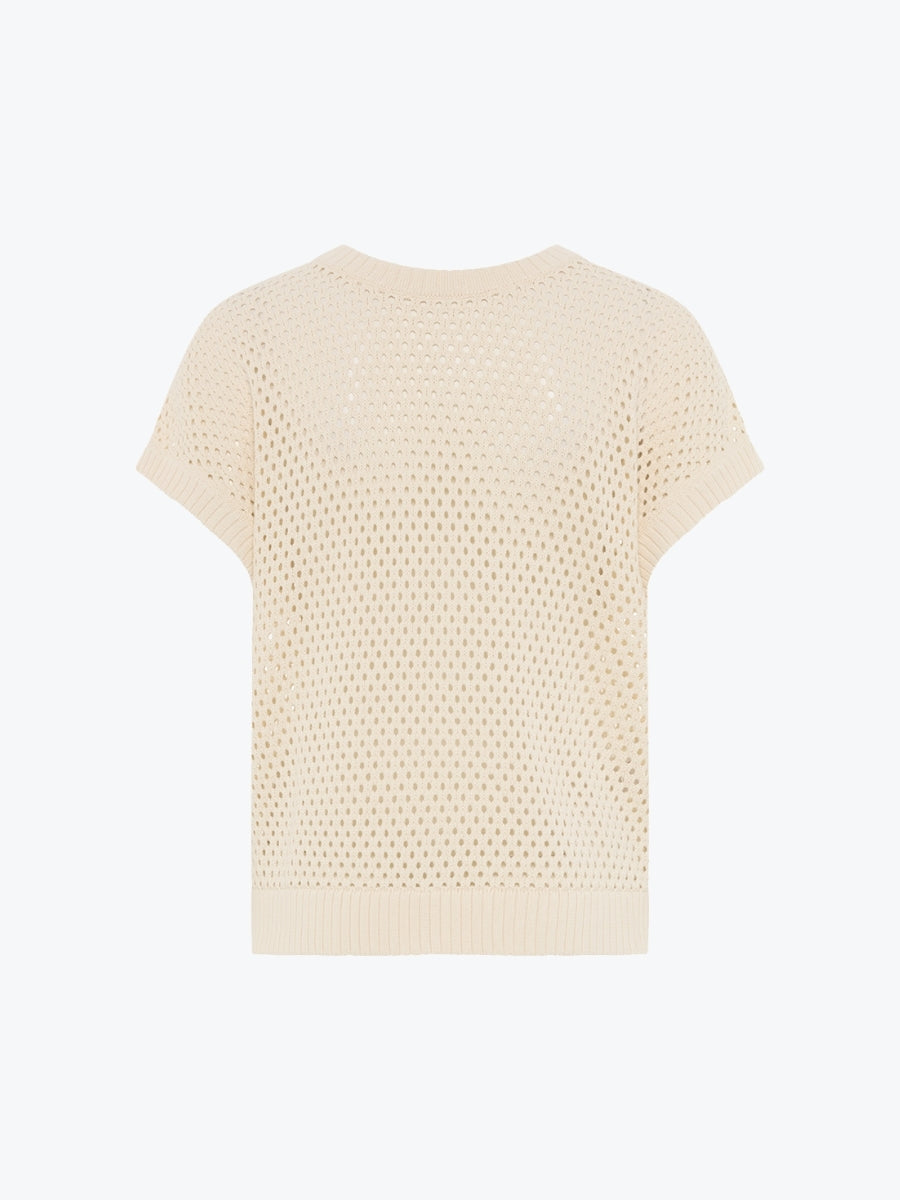 Marco Polo Two Way Zip Thru Knit | Oyster 1