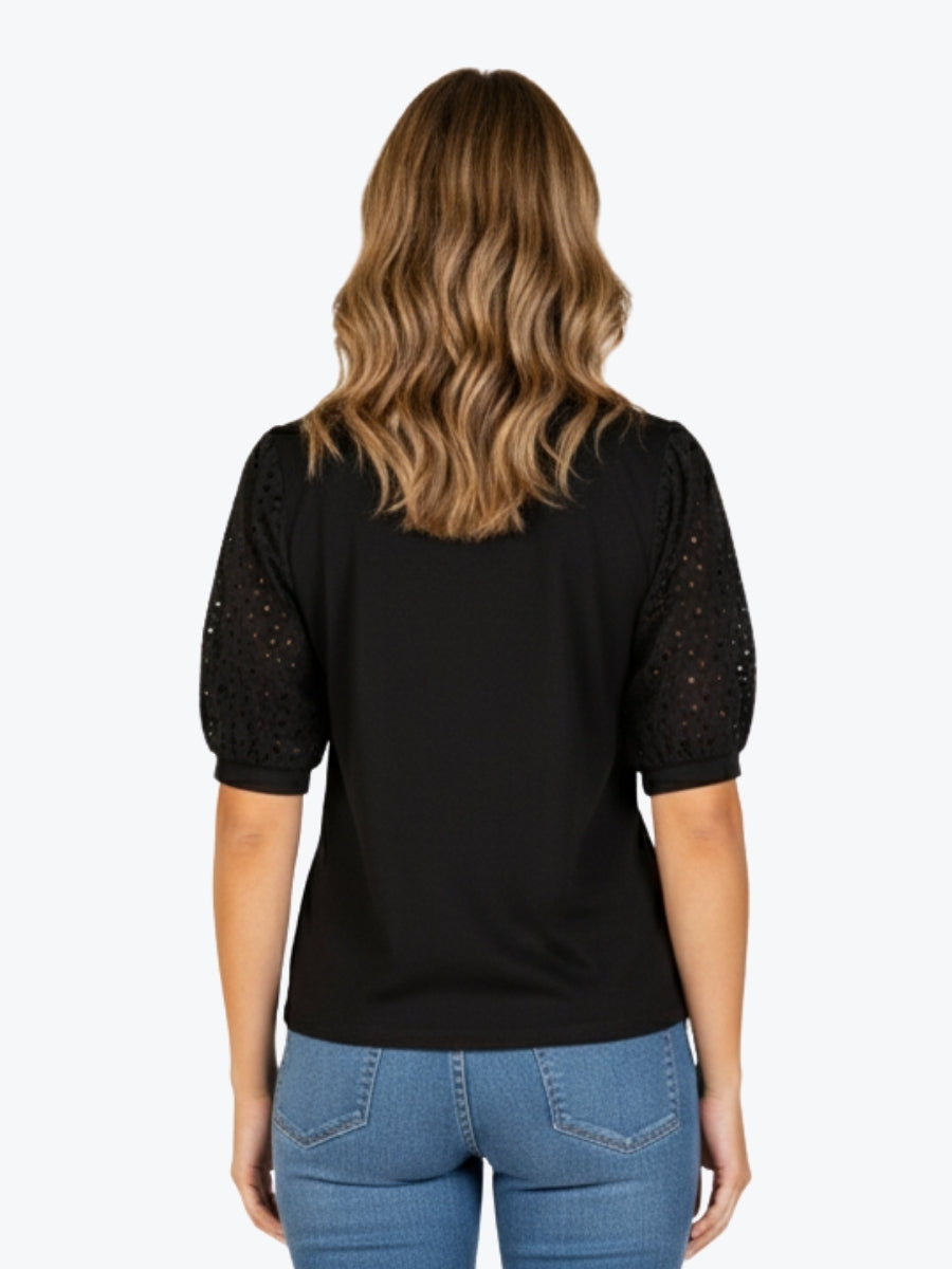 Maglia Lace Sleeve Top S522.600