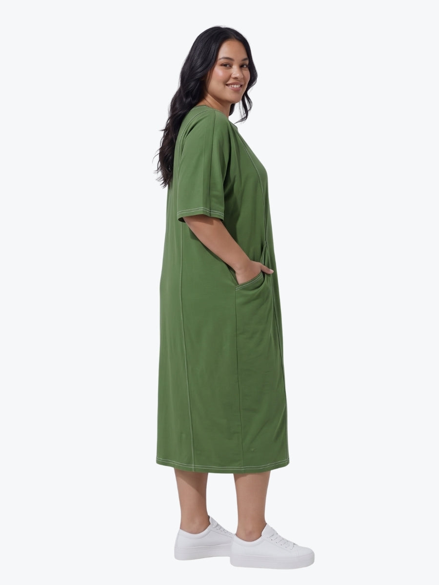 Marco Polo Cocoon Dress | Nature