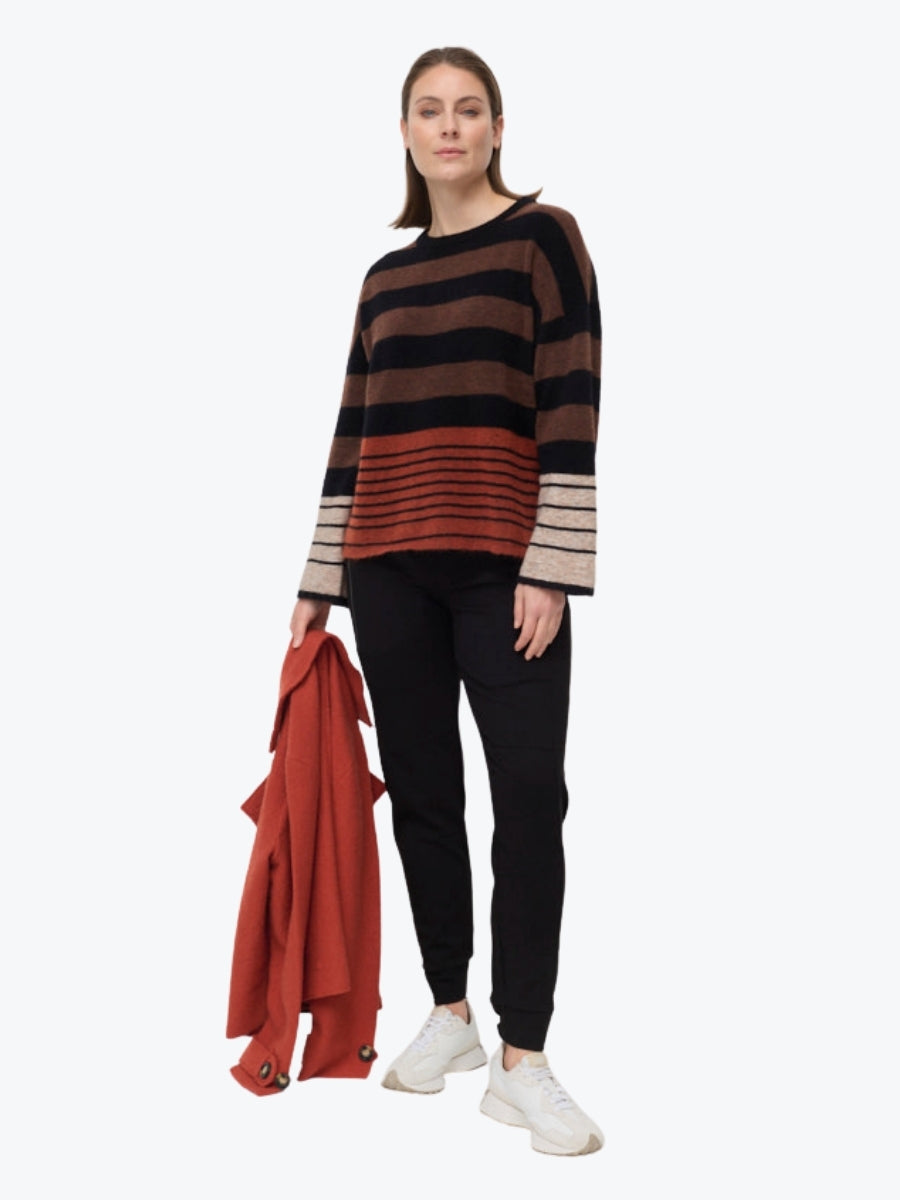 Marco Polo Cropped Boiled Wool Jacket | Copper