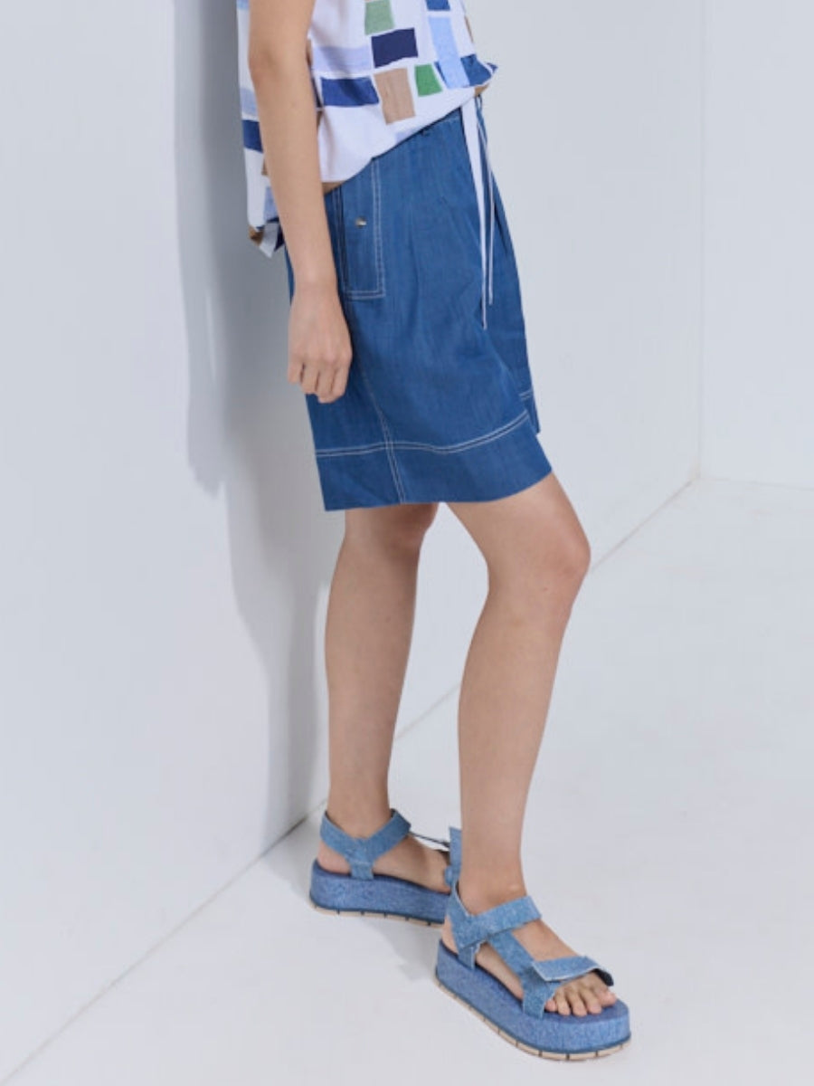 Marco Polo Daydrift Denim Short | Light Denim