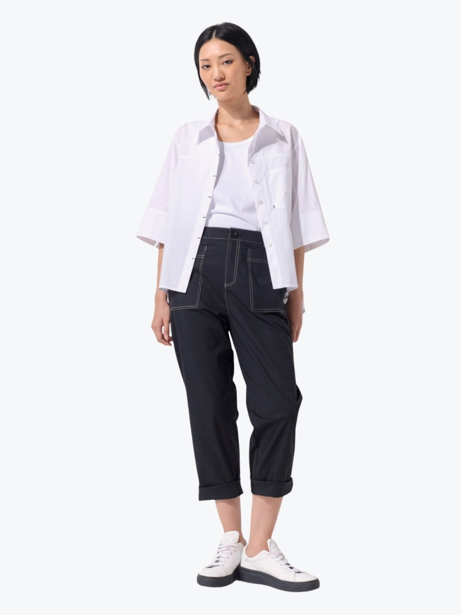 Marco Polo Essential Slim Leg Pant | Black