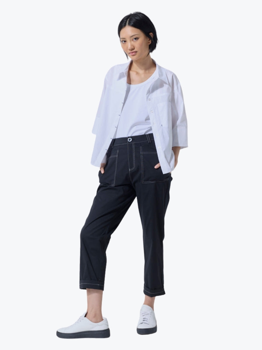 Marco Polo Essential Slim Leg Pant | Black