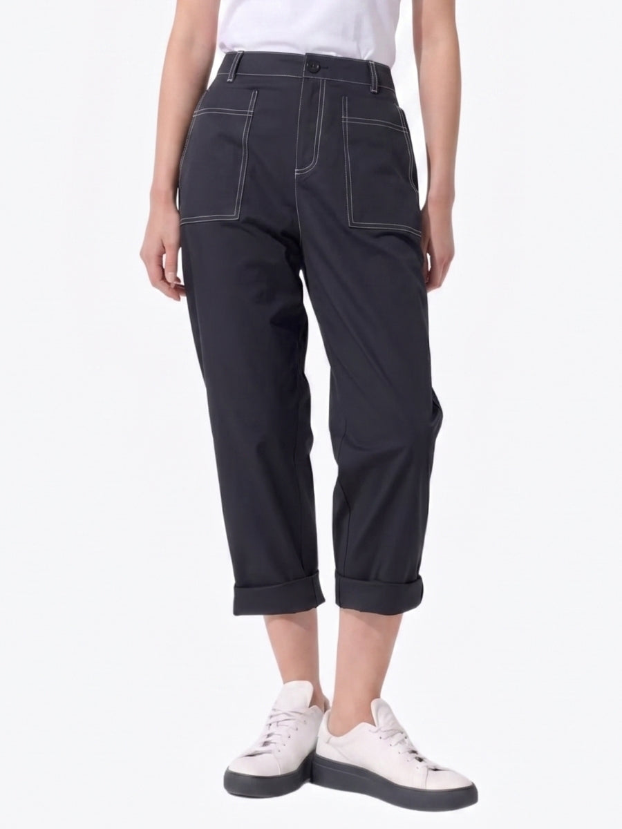 Marco Polo Essential Slim Leg Pant | Black