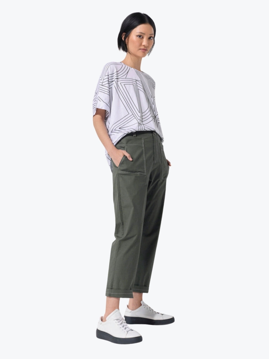 Marco Polo Essential Slim Leg Pant | Khaki