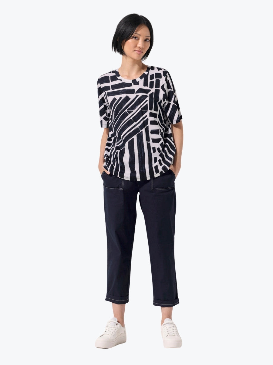 Marco Polo Essential Slim Leg Pant | Navy