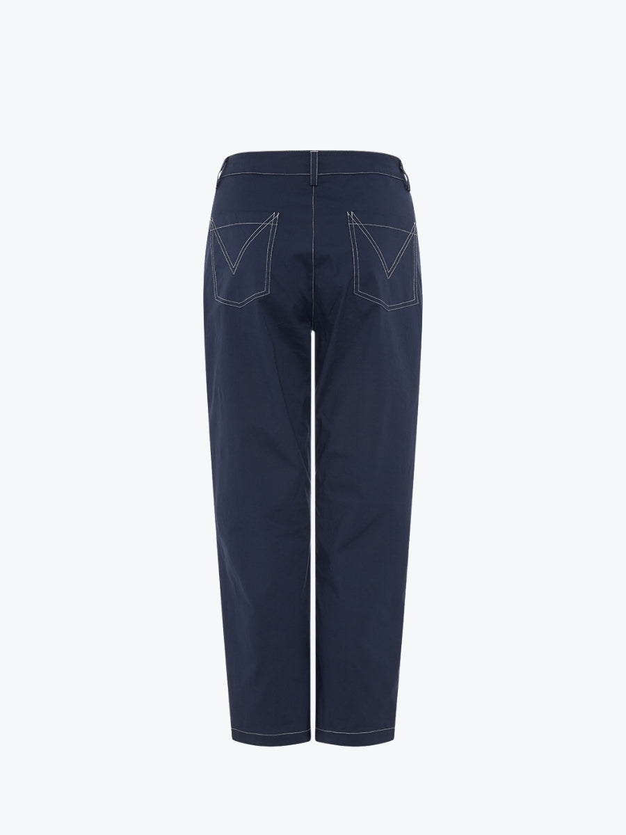 Marco Polo Essential Slim Leg Pant | Navy