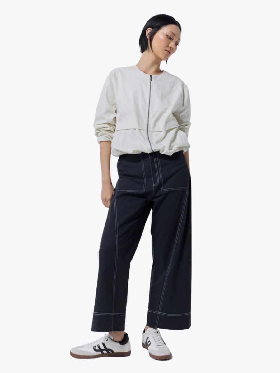 Marco Polo Essential Wide Leg Pant | Black