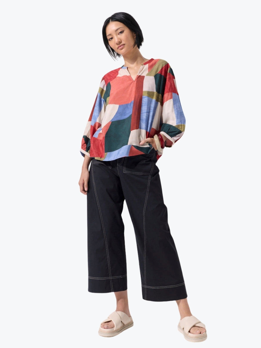 Marco Polo Essential Wide Leg Pant | Black