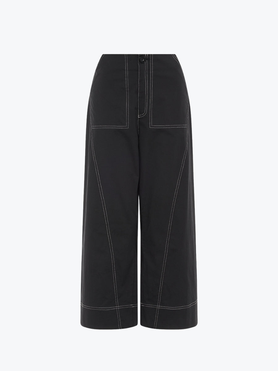 Marco Polo Essential Wide Leg Pant | Black
