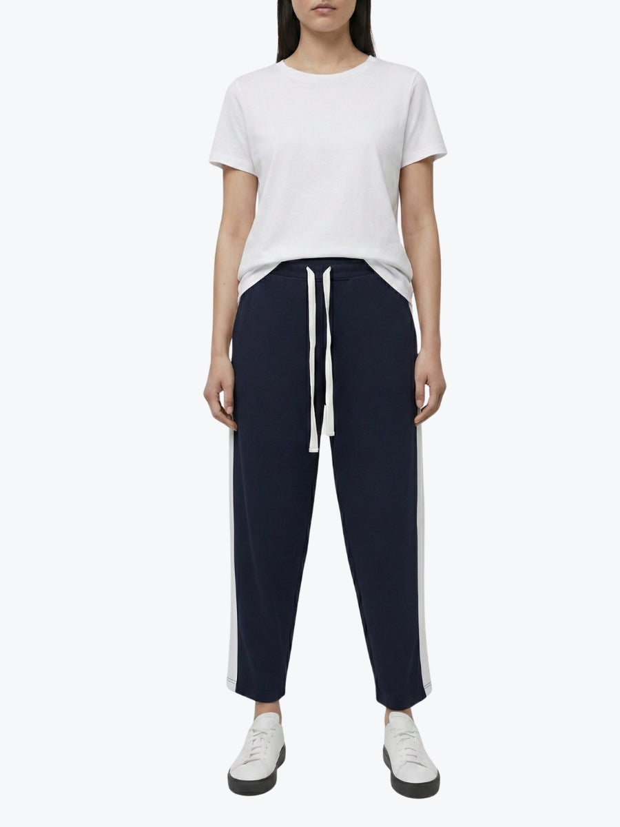 Marco Polo Side Stripe Ponte Jogger | Navy