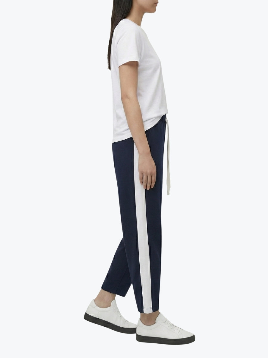 Marco Polo Side Stripe Ponte Jogger | Navy