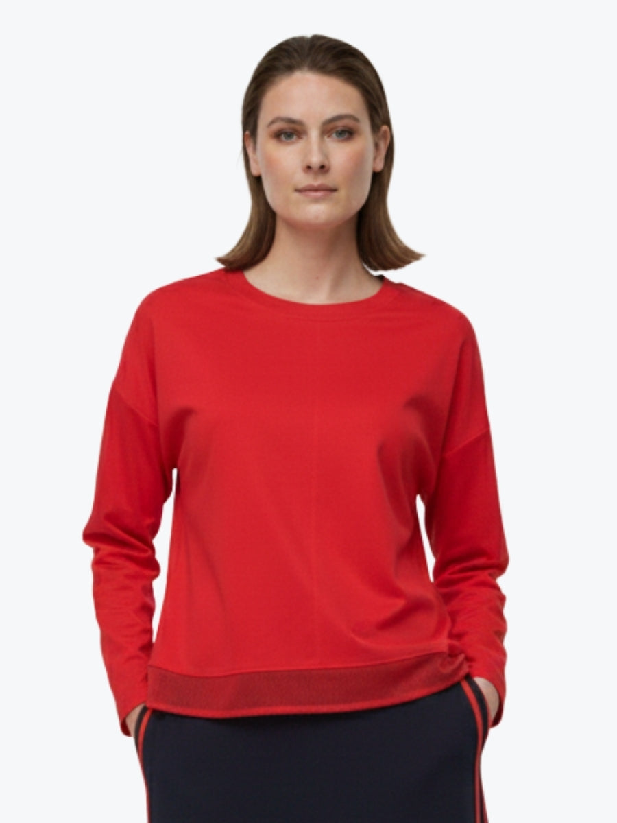 Marco Polo Spliced Mesh Tee | Berry