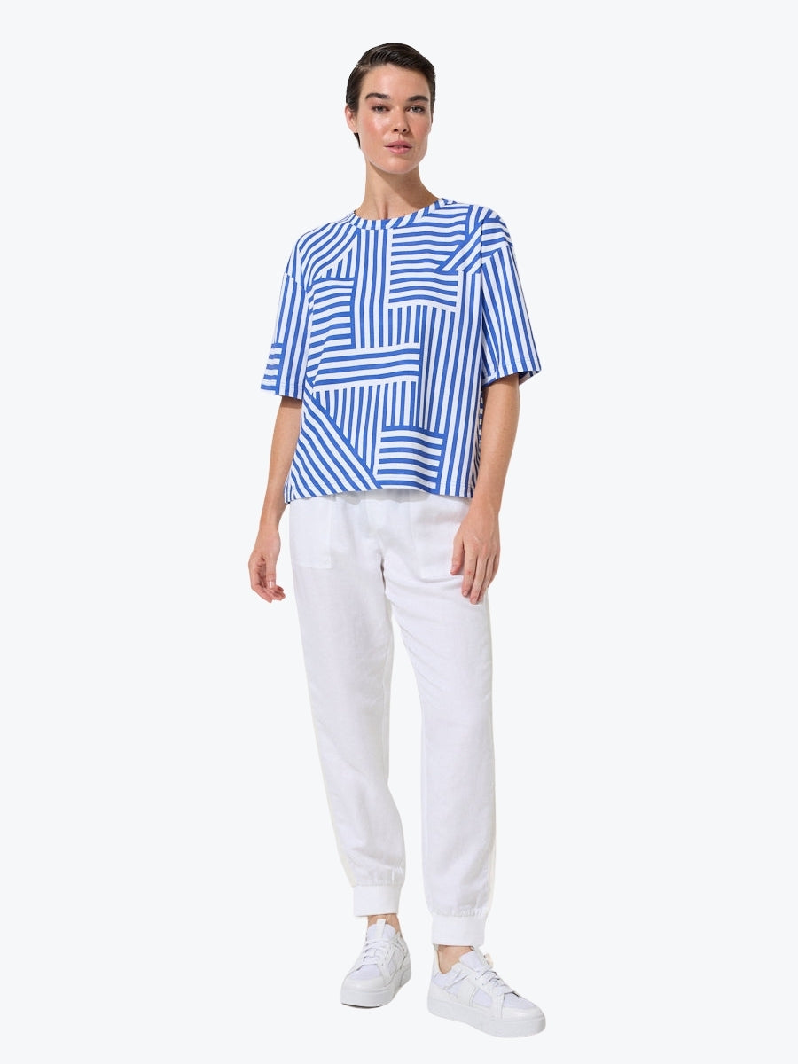 Marco Polo Spliced Stripe Tee