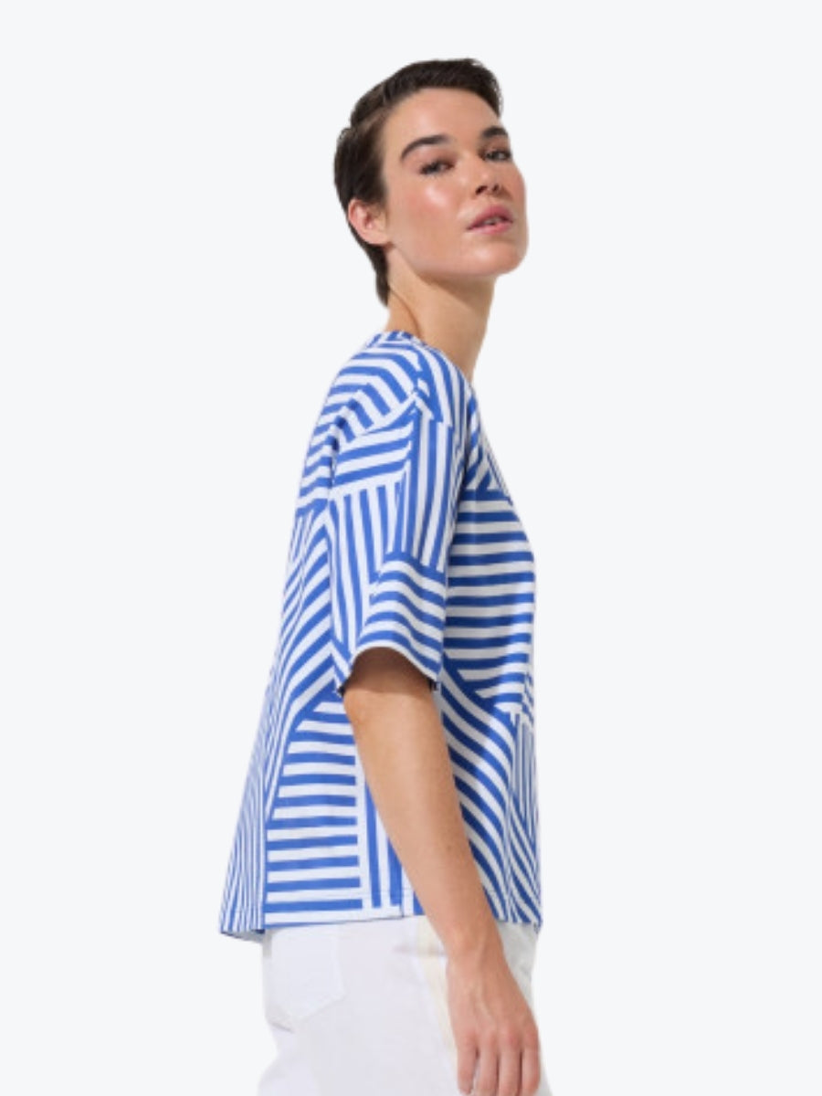 Marco Polo Spliced Stripe Tee