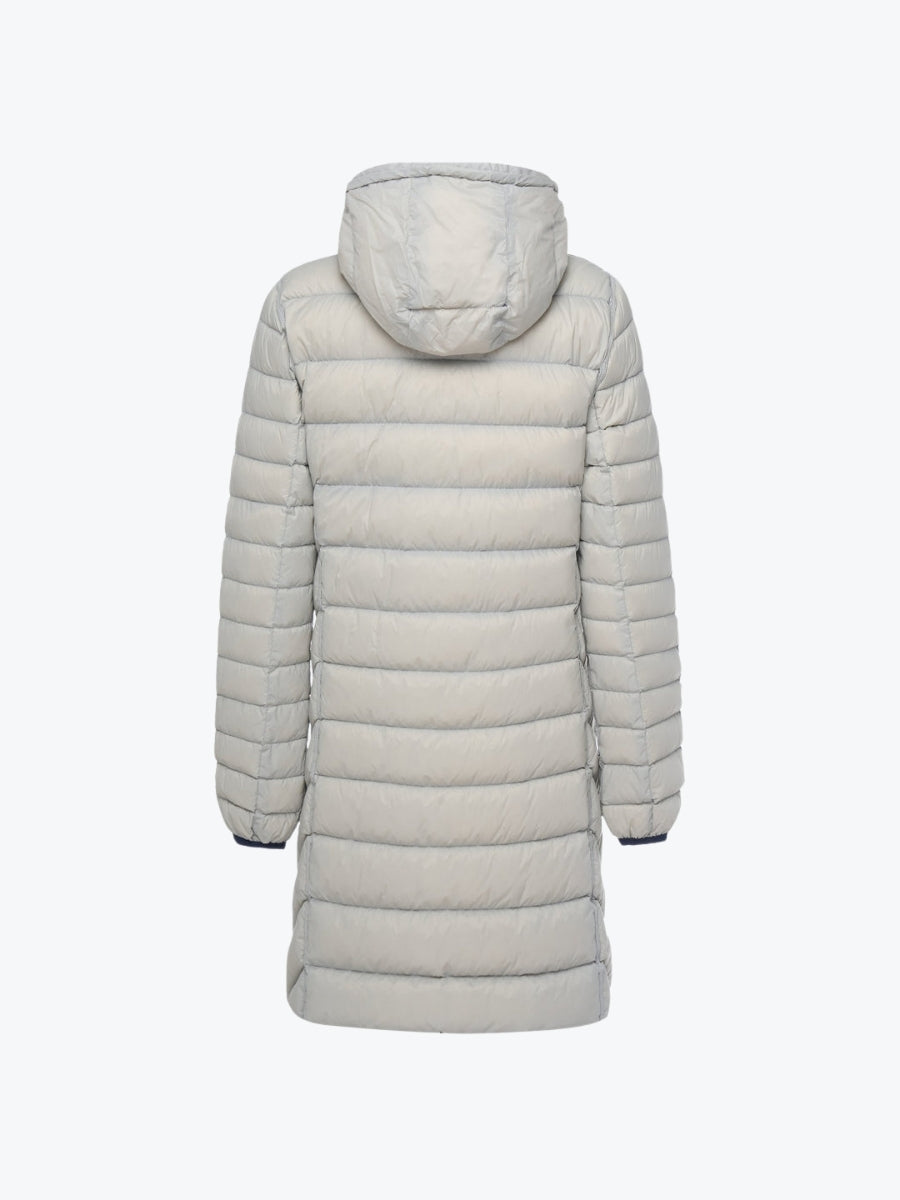 Moke Arnie Reversible Down Coat | Moonlight/Silver