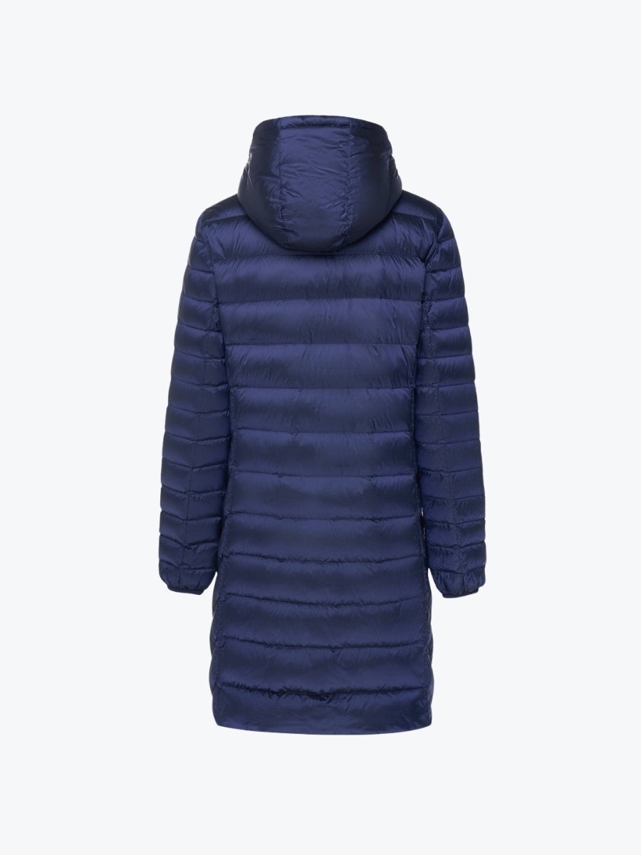Moke Arnie Reversible Down Coat | Moonlight/Silver