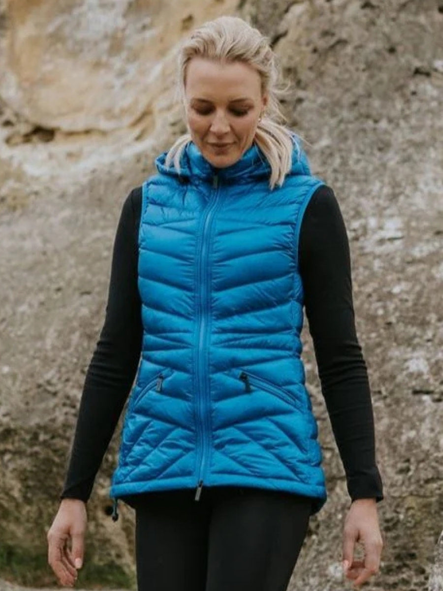 Moke Mary Claire Vest in Imperial Blue