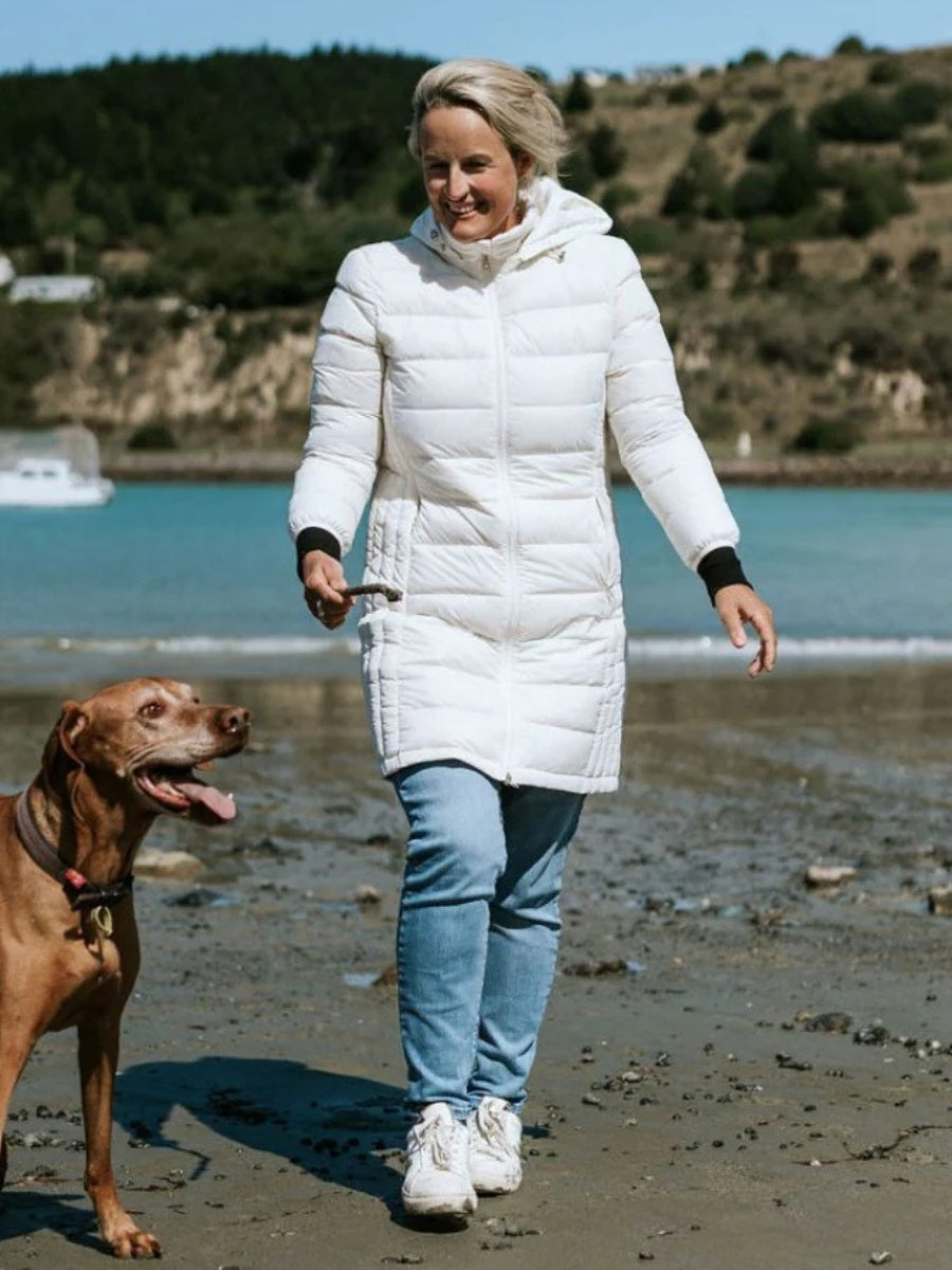 Moke Sarah Coat in Cream