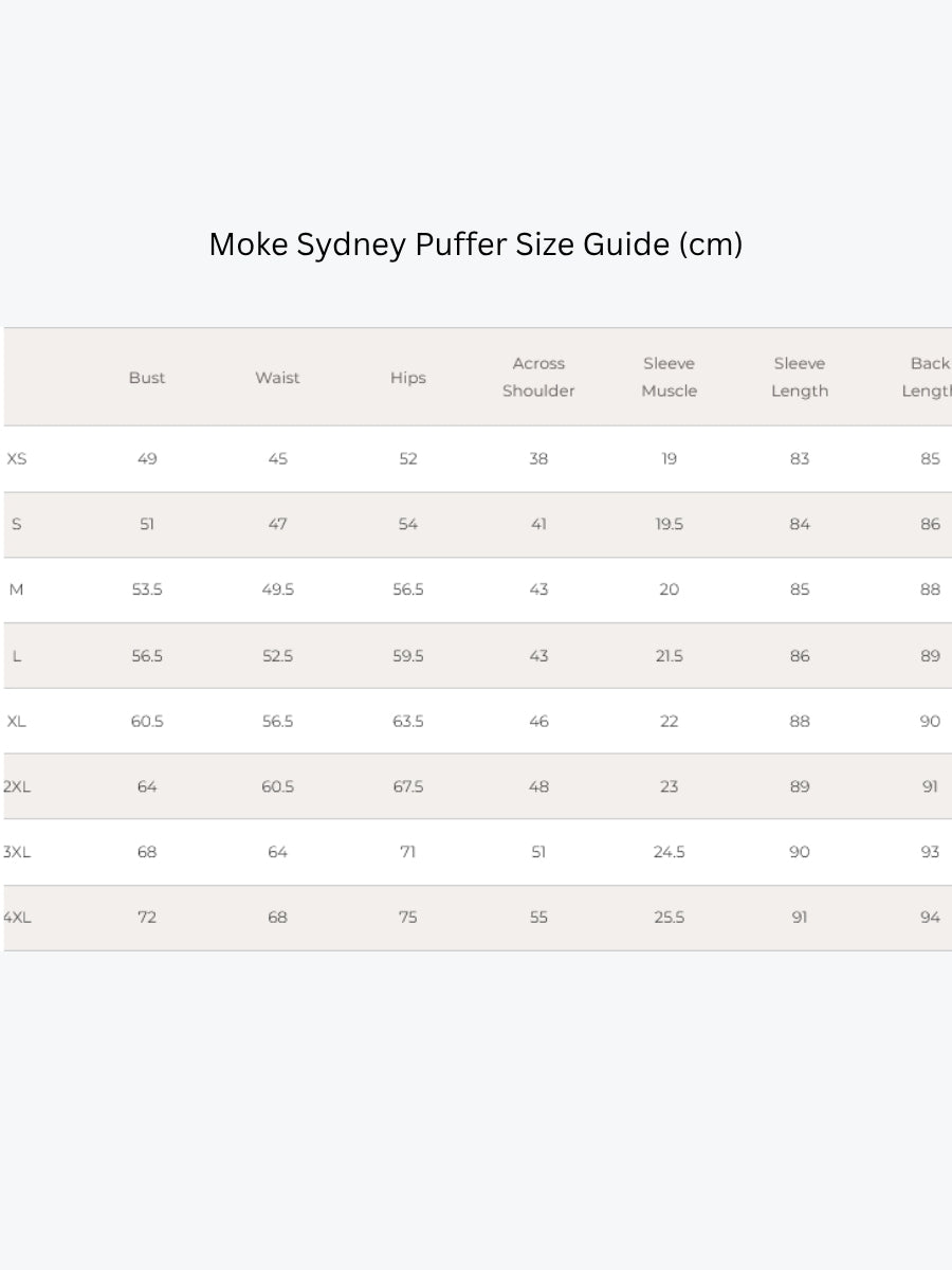 Moke Sydney Puffer Down Coat | Olive Green