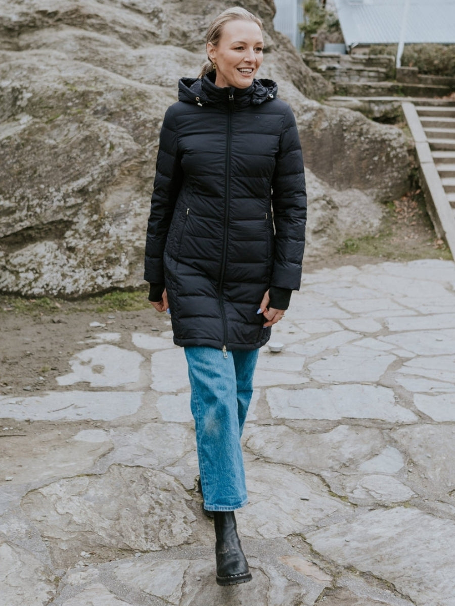 Moke Sydney Puffer Down Coat | Black
