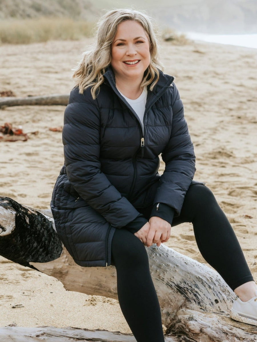 Moke Sydney Puffer Down Coat | Black