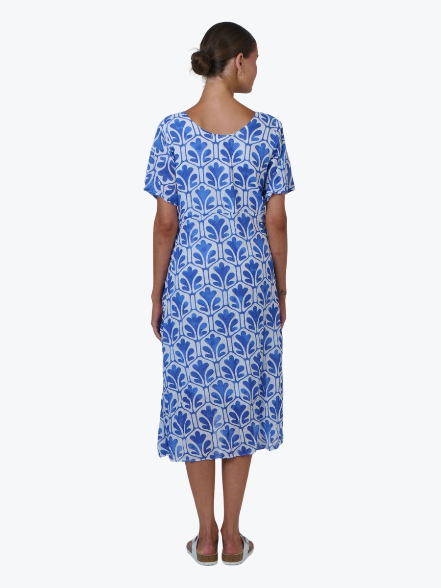 Namastai Crinkle Cotton Empire Dress
