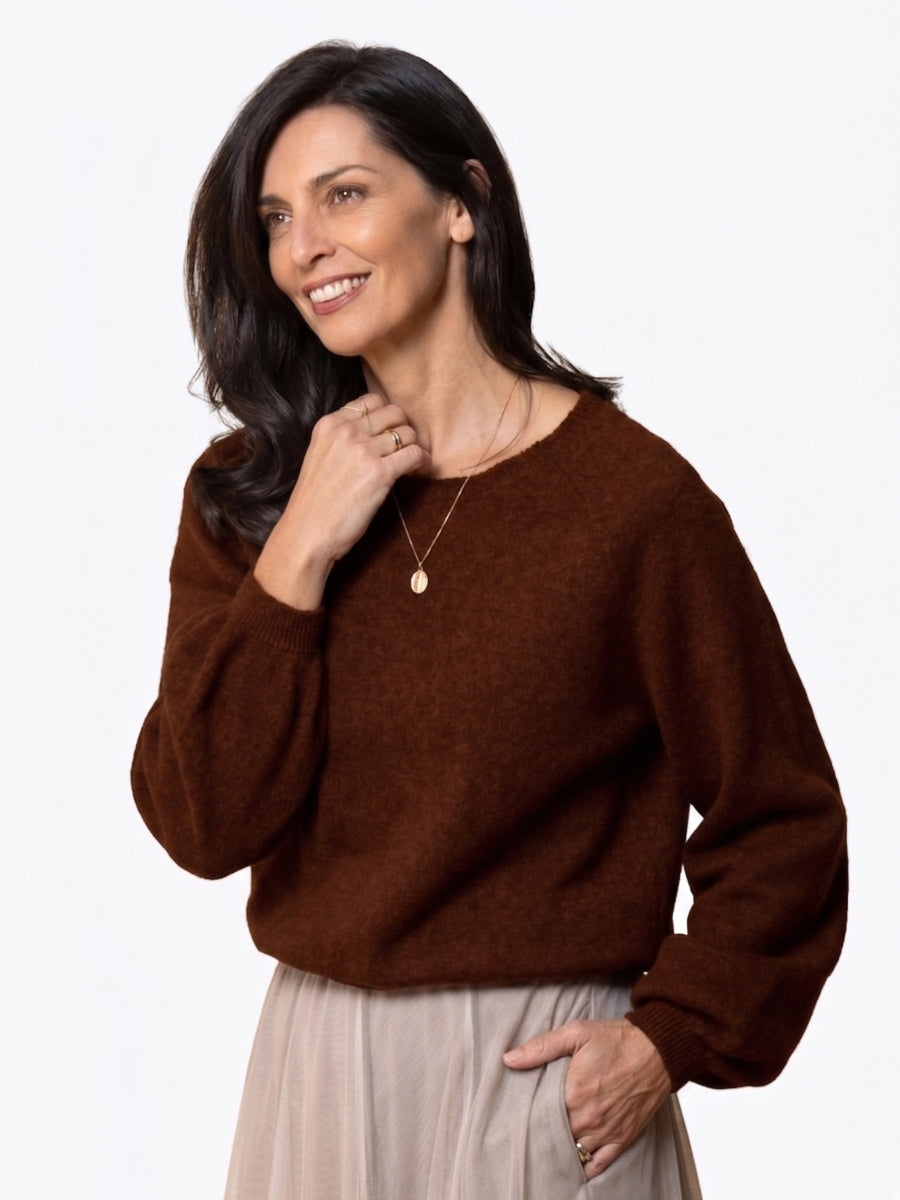 Noble Wilde Bellow Sleeve Top | Rimu