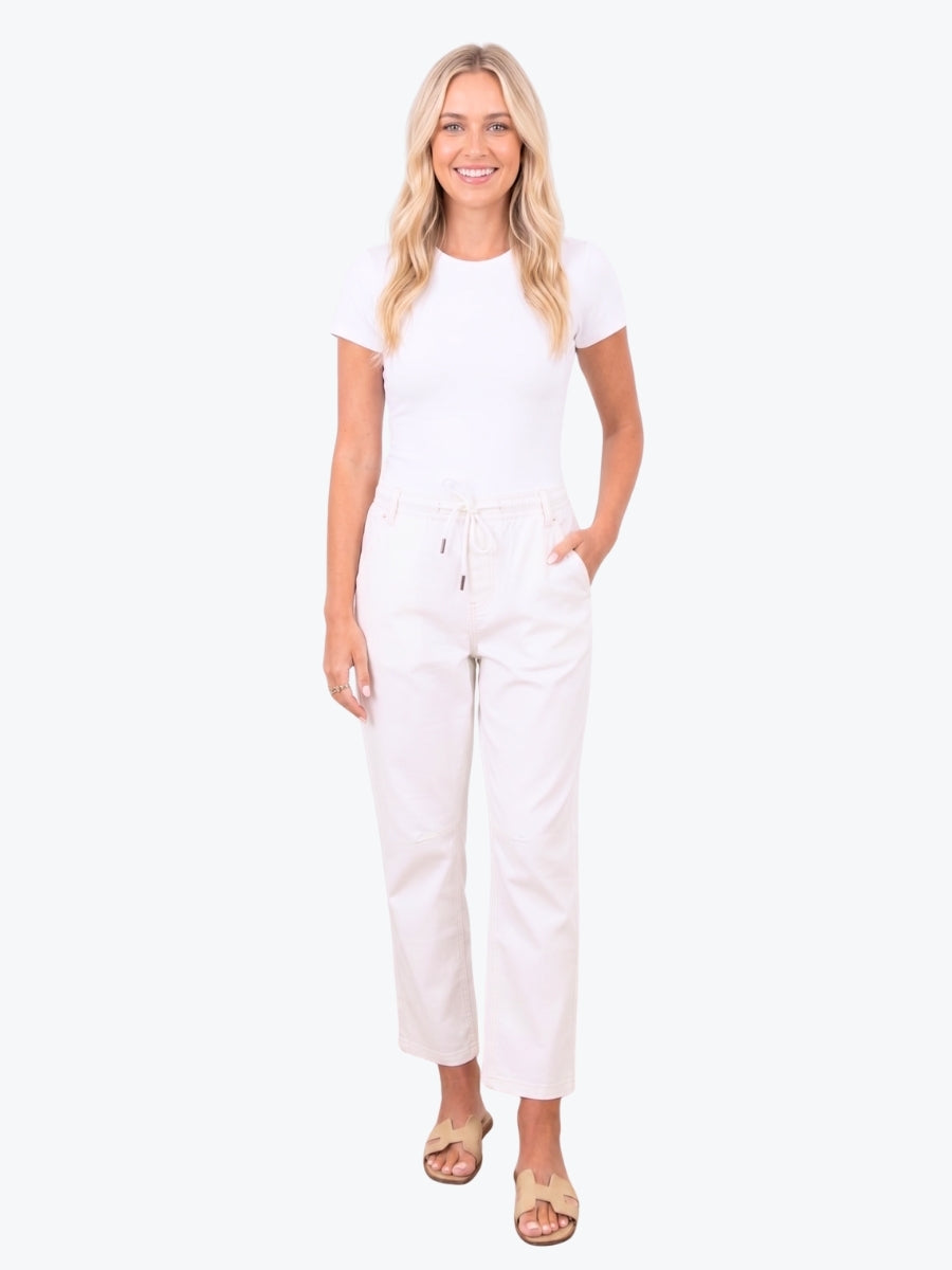Renoma Sara Jogger | White