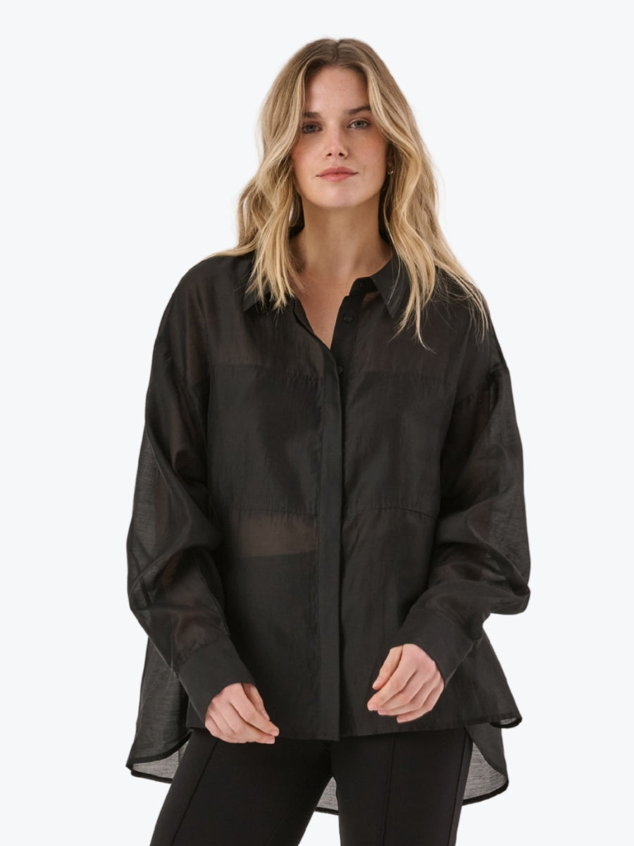 SASS Val Oversized Shirt | Black