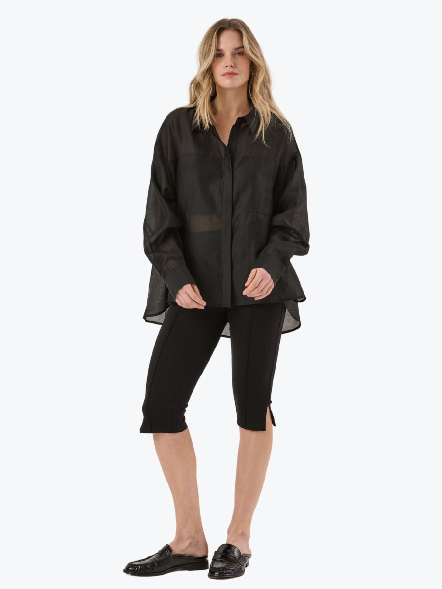 SASS Val Oversized Shirt | Black
