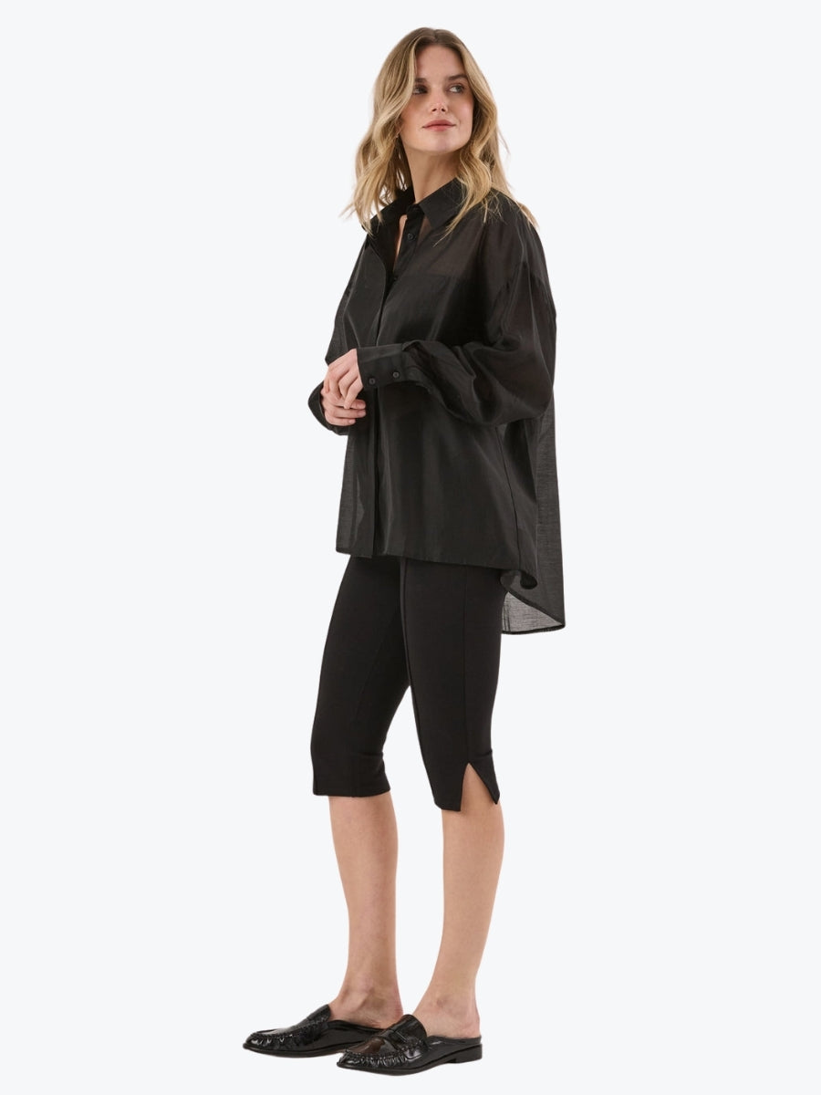 SASS Val Oversized Shirt | Black