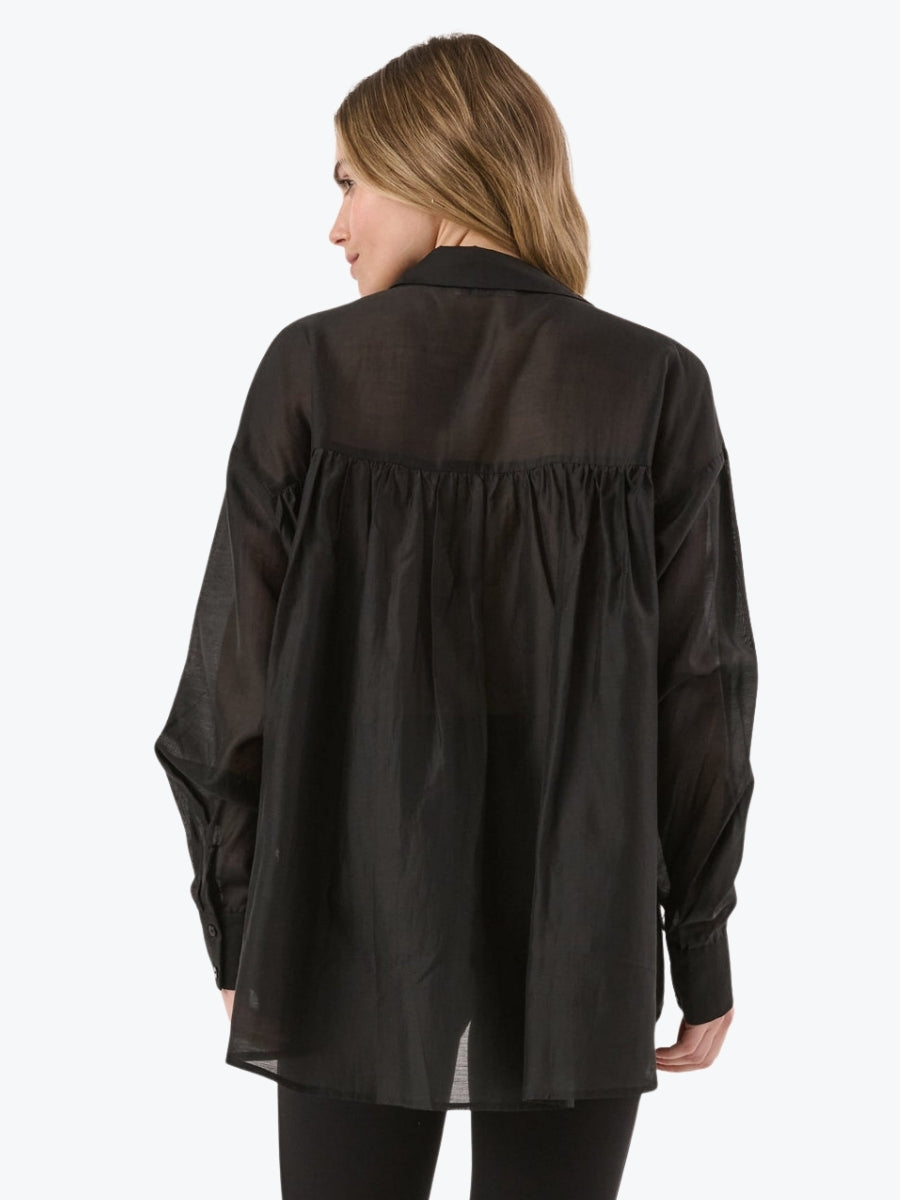 SASS Val Oversized Shirt | Black