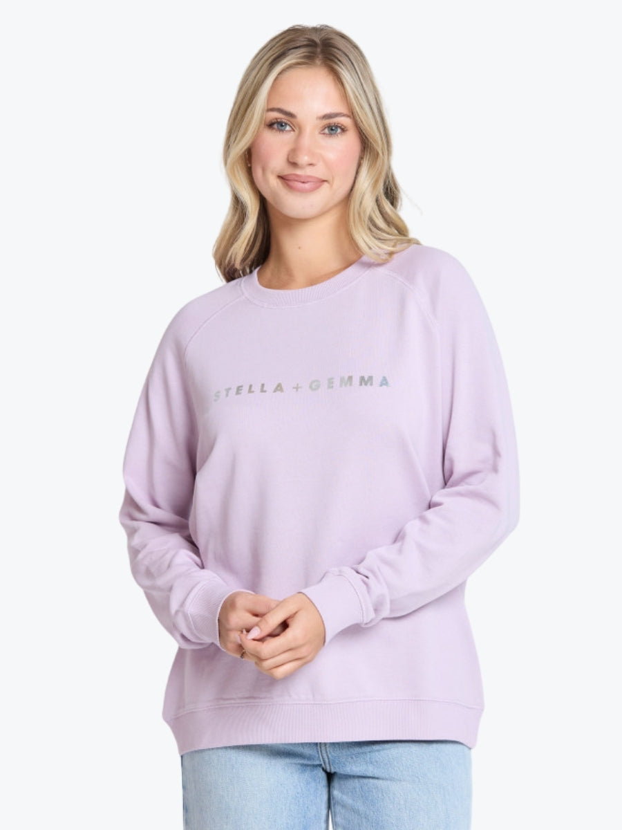Stella + Gemma Classic Sweater in Lilac