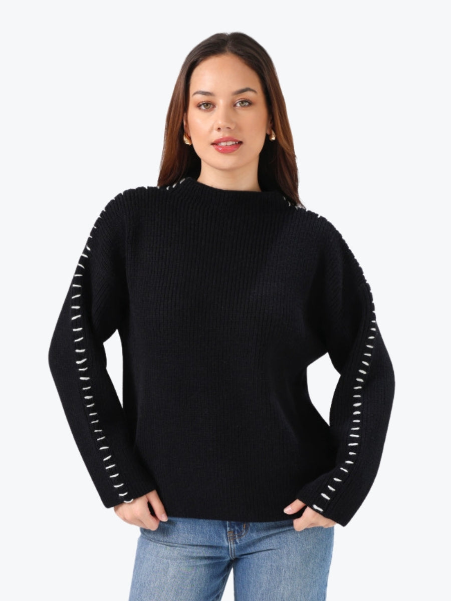 Stella + Gemma Ruthie Jumper in Black