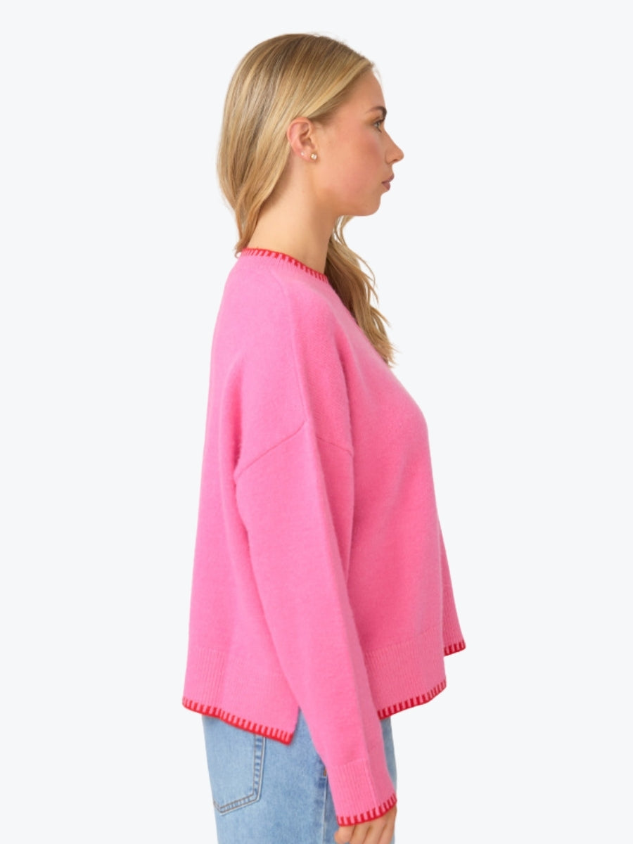 Stella + Gemma Briar Jumper | Pink/Red