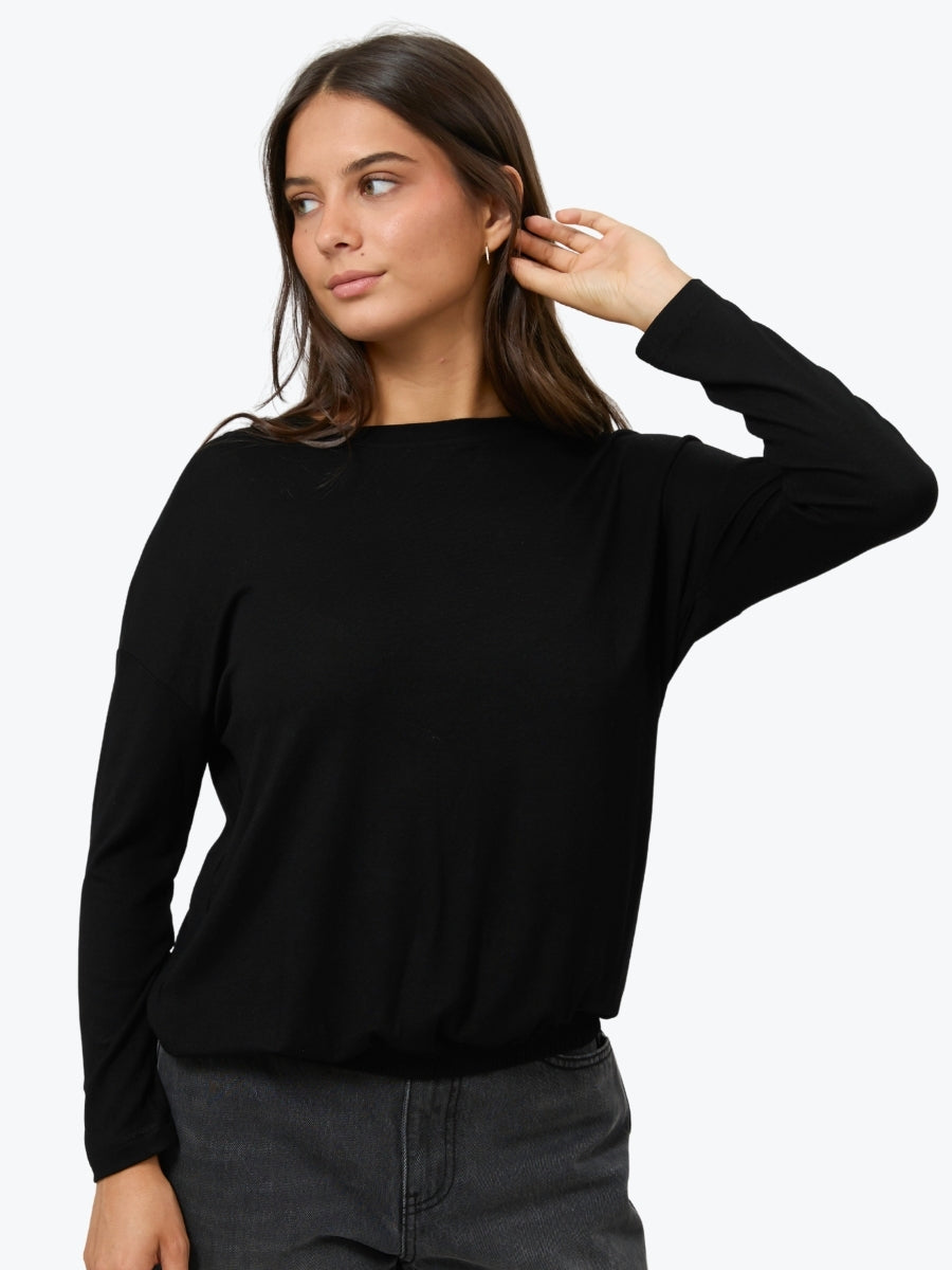 Stella + Gemma Brittany Top | Black