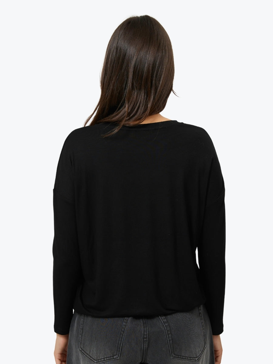 Stella + Gemma Brittany Top | Black