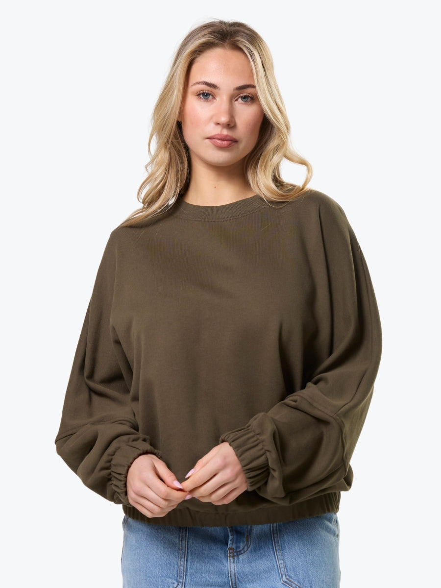 Stella + Gemma Bubble Sweat | Moss