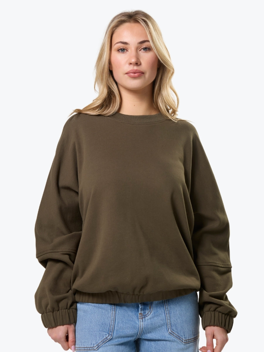 Stella + Gemma Bubble Sweat | Moss