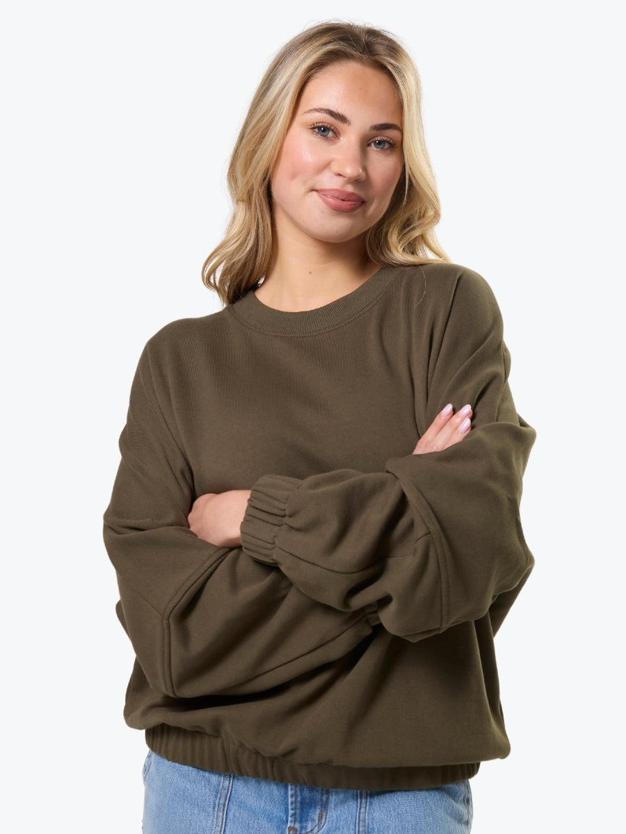 Stella + Gemma Bubble Sweat | Moss